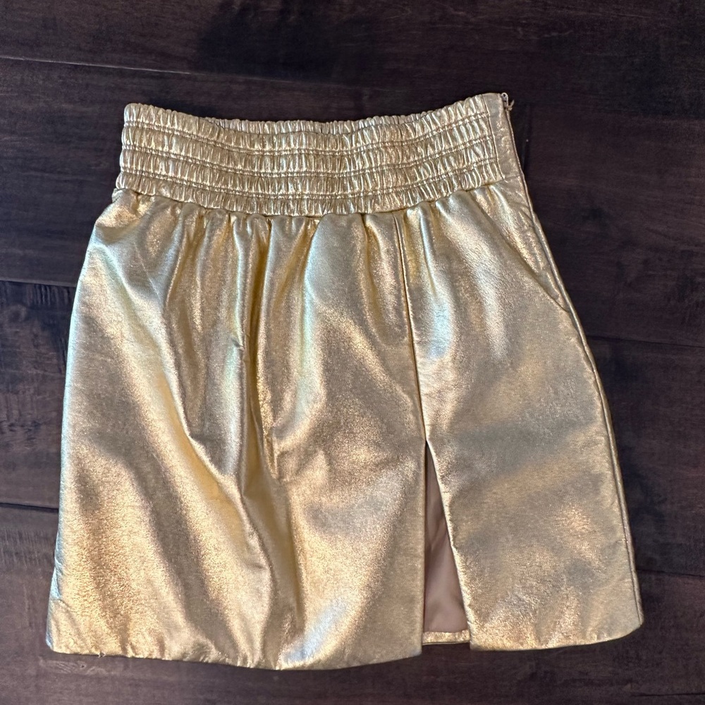 MIU MIU gold skirt